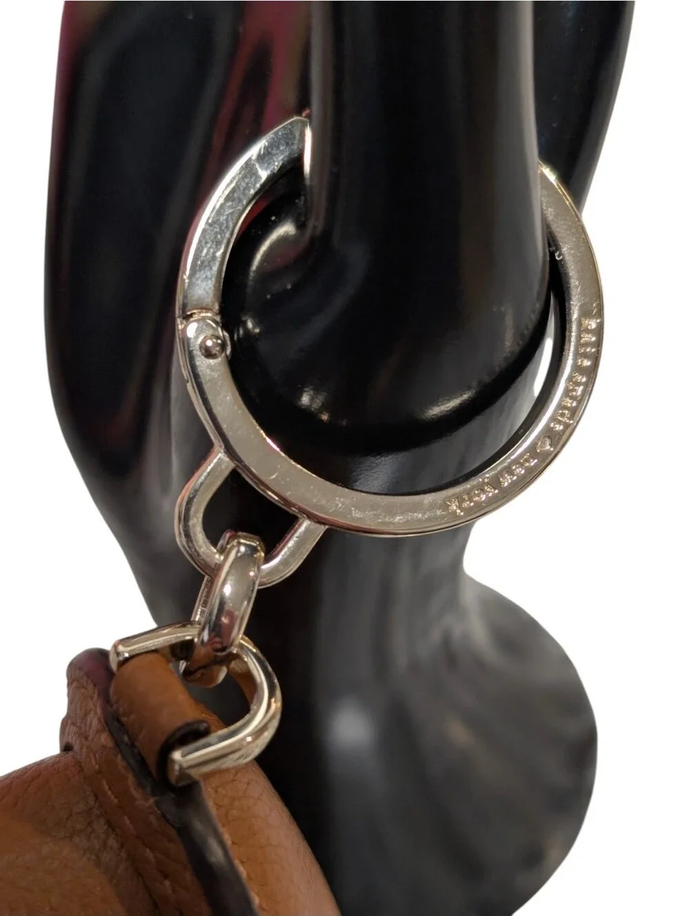 New Kate Spade Gingerbread Man Key Chain Fob Bag Charm Novelty